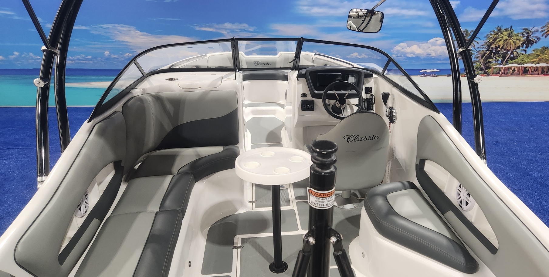 CLASSIC 230 ON TRAILER 300 HP SUZUKI 4 STROKE 2024 MODEL 19 HOUR
