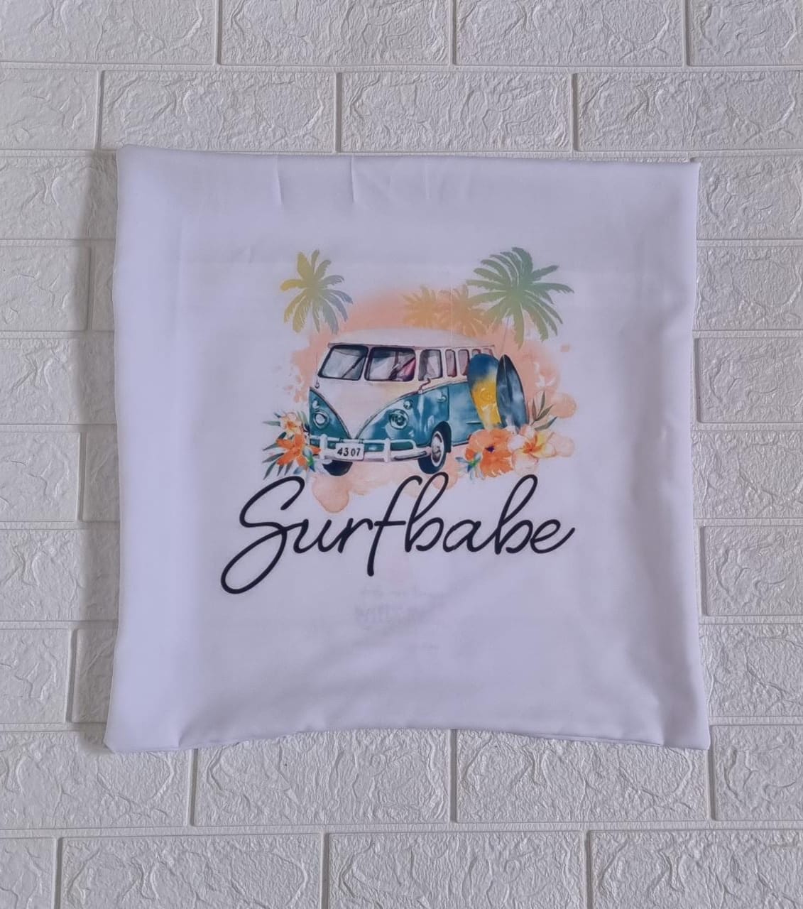  Printed Surfer Scatter Cushion Pillowcase FOR HIRE