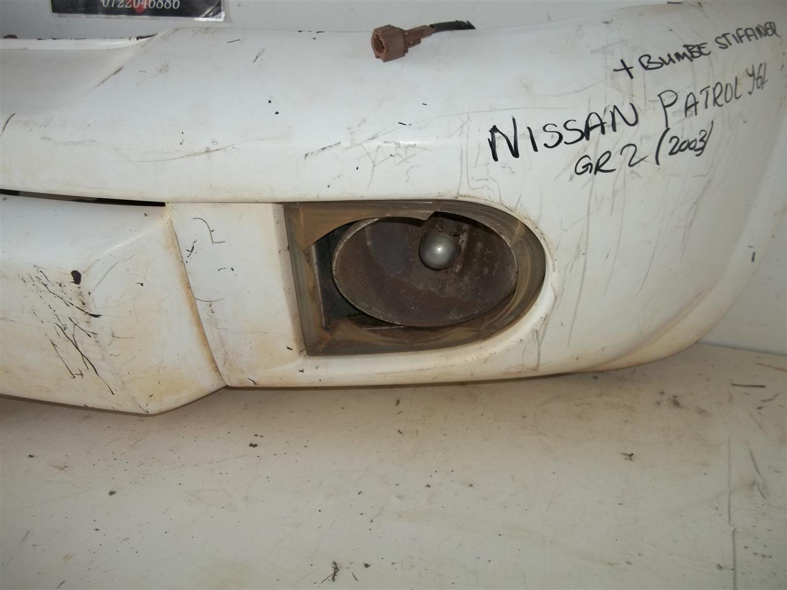 Nissan Patrol '03 front bumper with stiffener - Private Seller Nissan Patrol '03 front bumper with stiffener - Private Seller