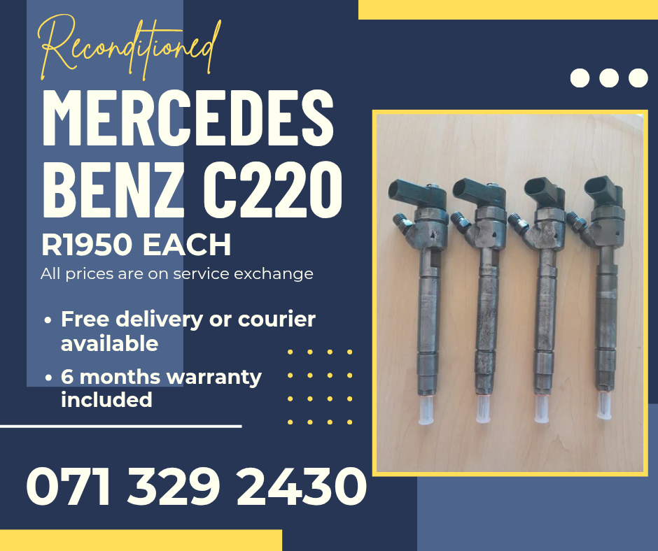 MERCEDES BENZ C220 INJECTORS FOR SALE WITH WARRANTY - Private Seller MERCEDES BENZ C220 INJECTORS FOR SALE WITH WARRANTY - Private Seller