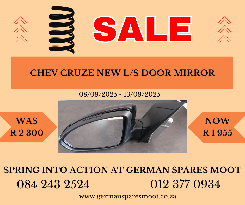 Chev Cruze New L/S Door Mirror - Private Seller Chev Cruze New L/S Door Mirror - Private Seller