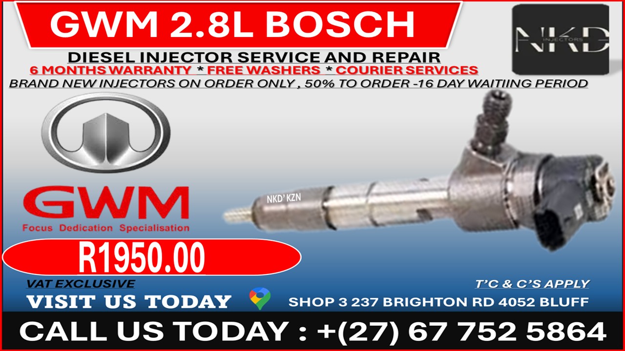 Gwm 2.8L Diesel Injectors on Recondition - Private Seller Gwm 2.8L Diesel Injectors on Recondition - Private Seller
