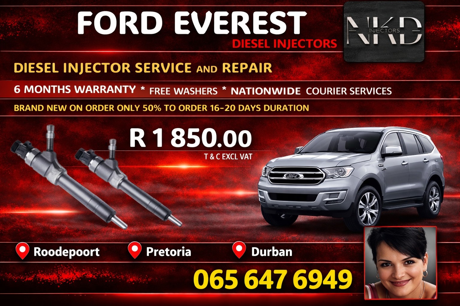 Ford Everest BT50 Diesel Injectors - Private Seller Ford Everest BT50 Diesel Injectors - Private Seller