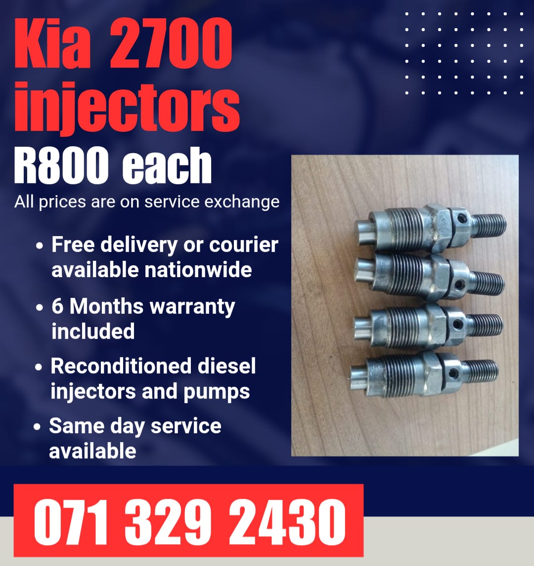 KIA 2700 INJECTORS FOR SALE WITH WARRANTY - Private Seller KIA 2700 INJECTORS FOR SALE WITH WARRANTY - Private Seller