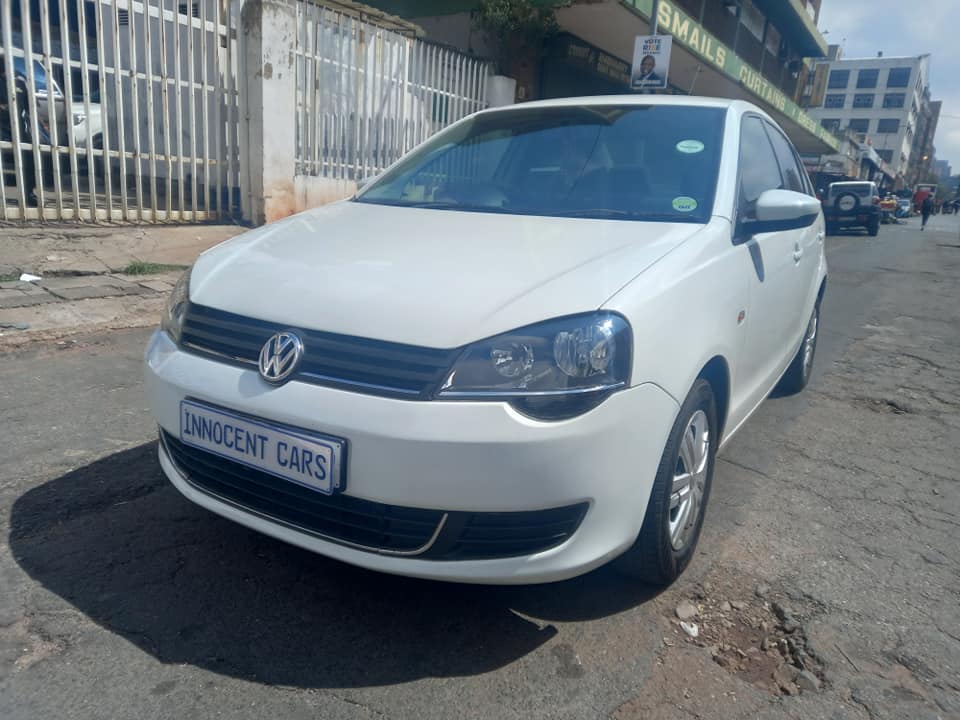 2016 VW POLO SEDAN 1.4 TRENDLINE PETROL, MANUAL, WHITE COLOR, MILEAGE