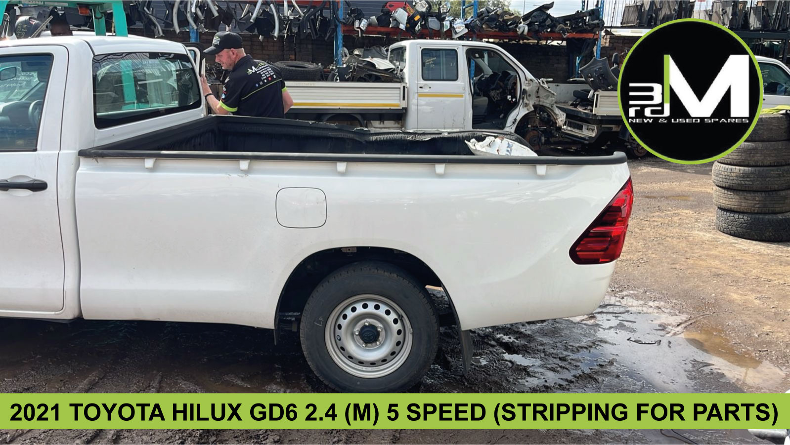 2021 TOYOTA HILUX GD6 2.4 (M) 5 SPEED (STRIPPING FOR PARTS) - Private Seller 2021 TOYOTA HILUX GD6 2.4 (M) 5 SPEED (STRIPPING FOR PARTS) - Private Seller