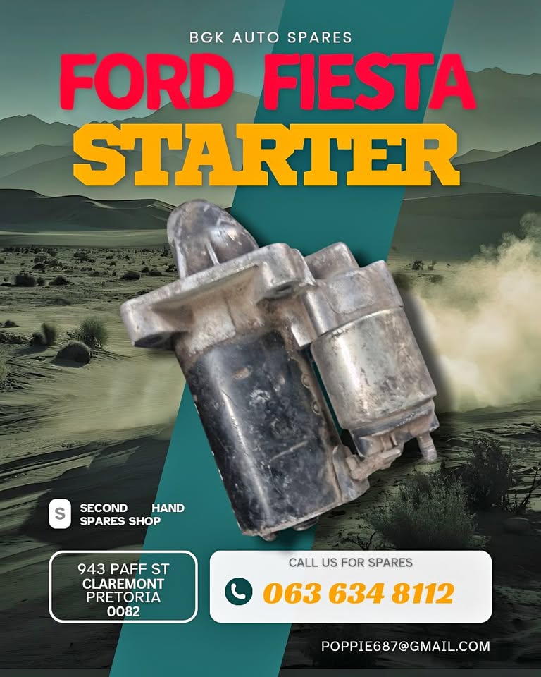 Ford fiesta starter Call or WhatsApp me