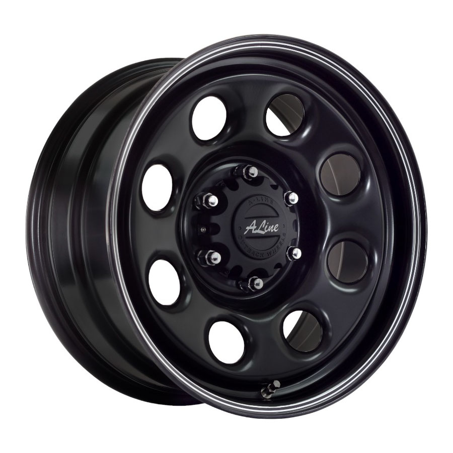 17″ A-Line Soft8 6/139 Satin black Alloy Wheels