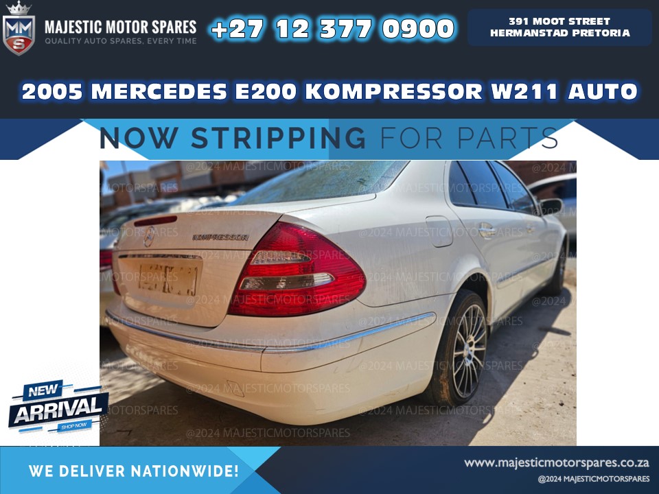 Stripping for spares: 2005 Mercedes Benz e200 kompressor w211 automatic petrol - Private Seller Stripping for spares: 2005 Mercedes Benz e200 kompressor w211 automatic petrol - Private Seller