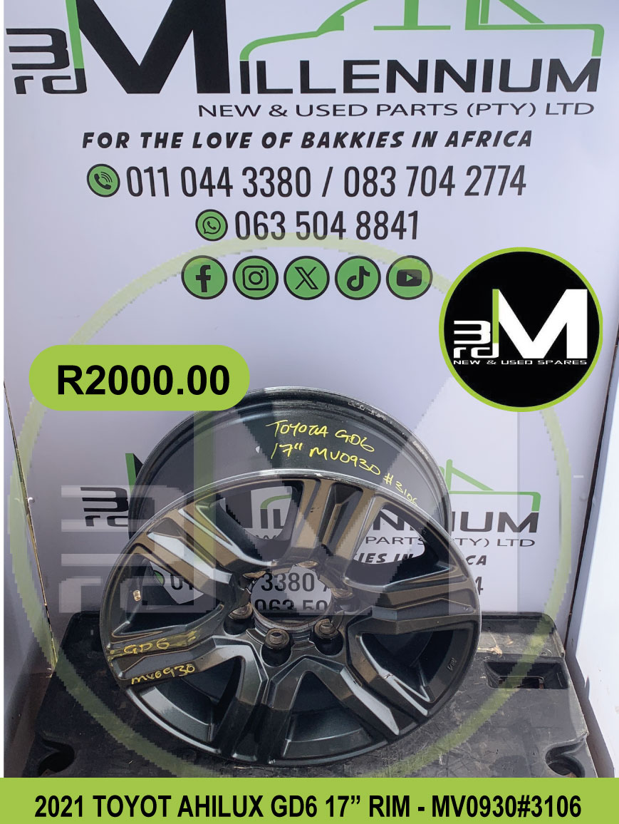 Rim 17" - Toyota Hilux GD6 - Private Seller Rim 17" - Toyota Hilux GD6 - Private Seller