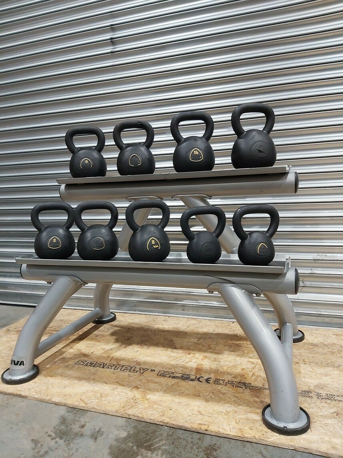 Kettlebell Set With Ziva Rack Junk Mail