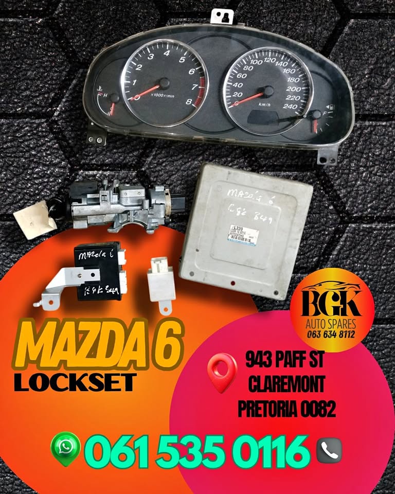 Mazda 6 lockset Call or WhatsApp me - Private Seller