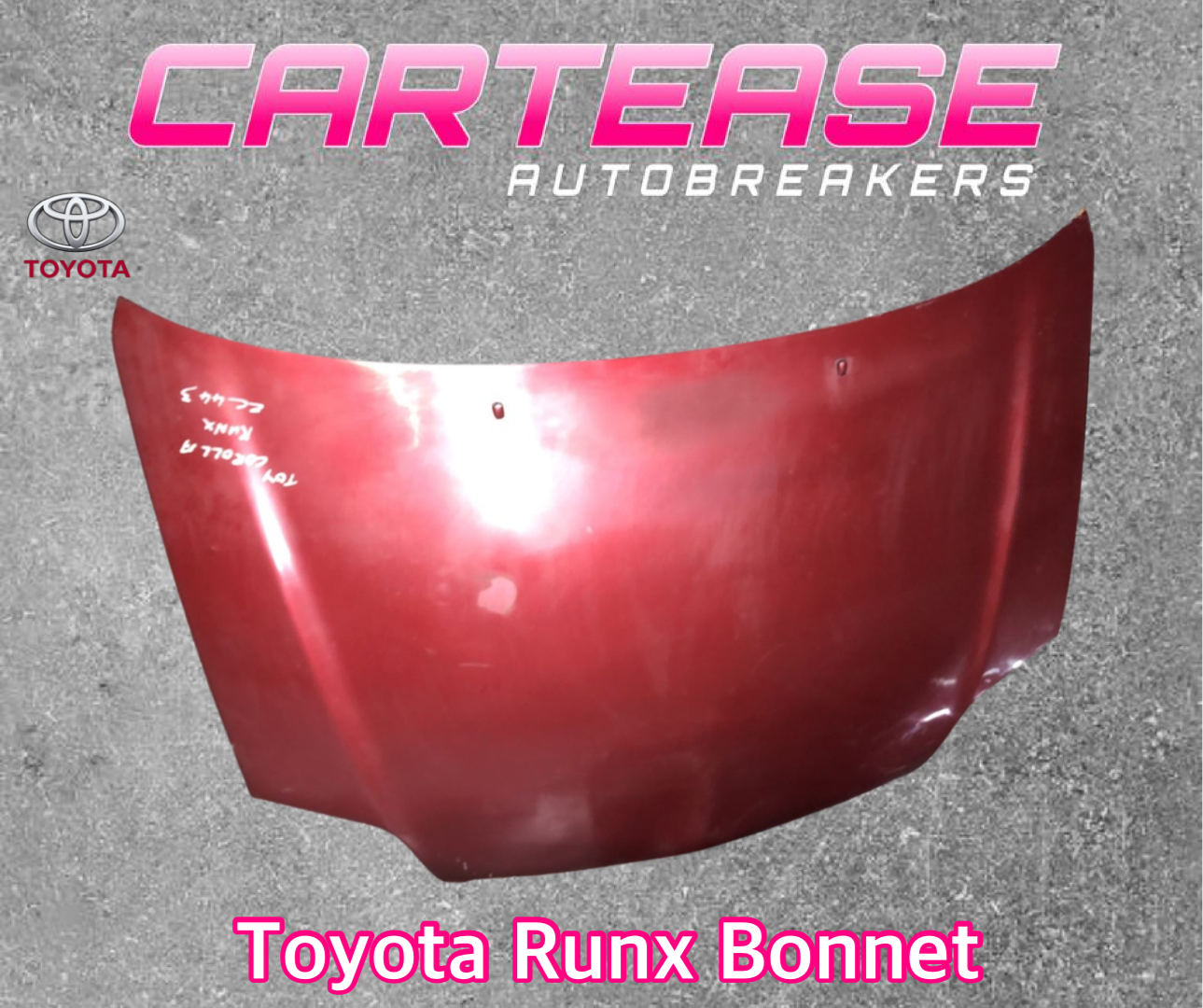 Toyota Runx Bonnet For Sale - Private Seller Toyota Runx Bonnet For Sale - Private Seller
