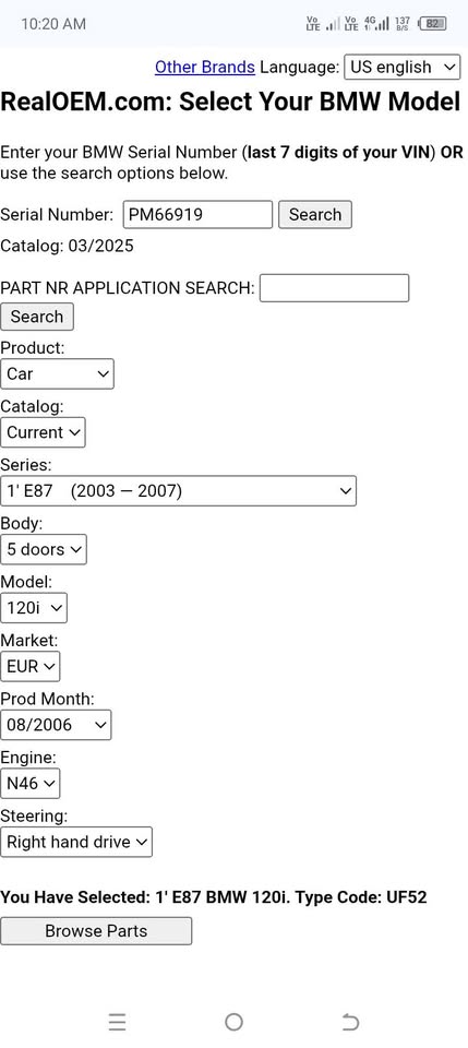 BMW E87 120i STRIPPING - Private Seller BMW E87 120i STRIPPING - Private Seller