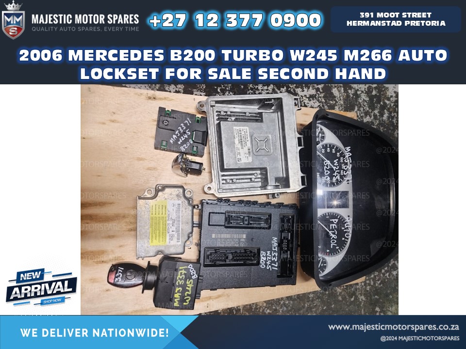 2006 mercedes b200 turbo w245 m266 auto lockset for sale second hand maj3371 - Private Seller 2006 mercedes b200 turbo w245 m266 auto lockset for sale second hand maj3371 - Private Seller