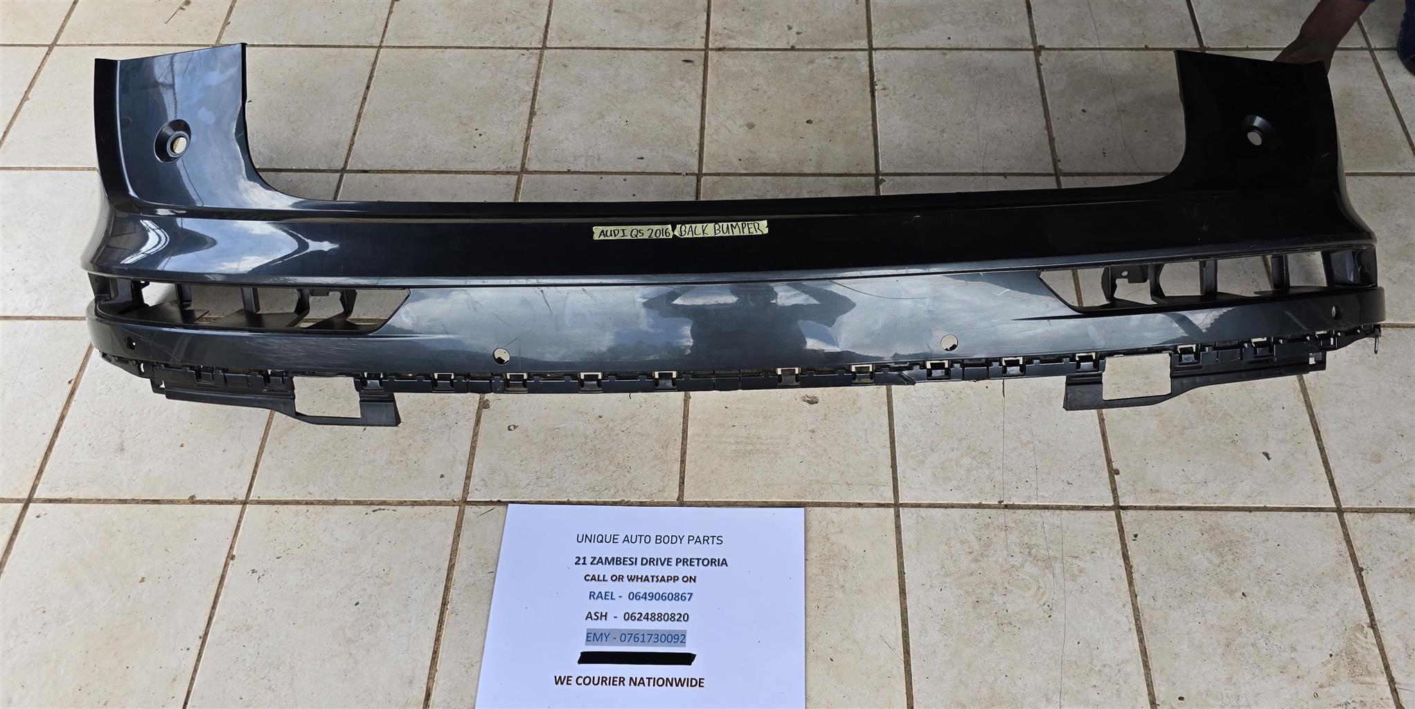 Audi Q5 2016 + Rear Bumper Audi Q5 2016 + Rear Bumper