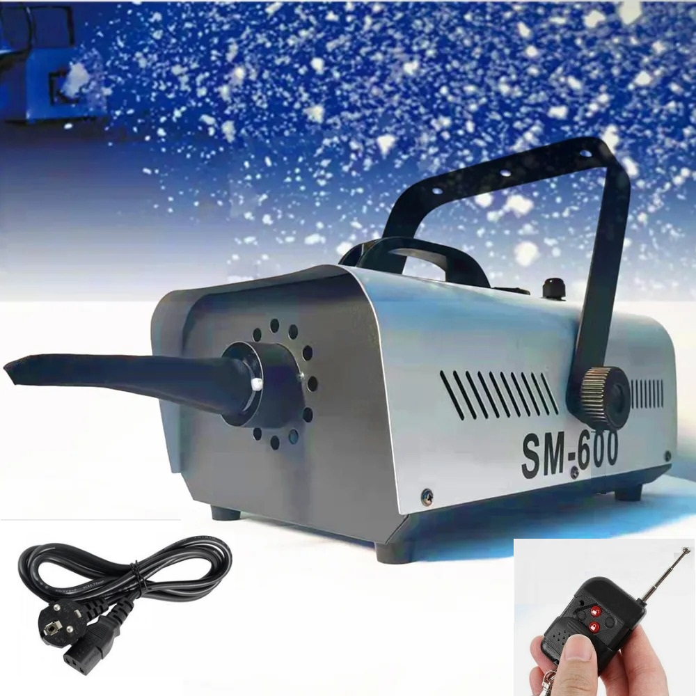 Stunning Snow Making Machine, Wireless Remote Control Snowflake Maker 220V. NEW