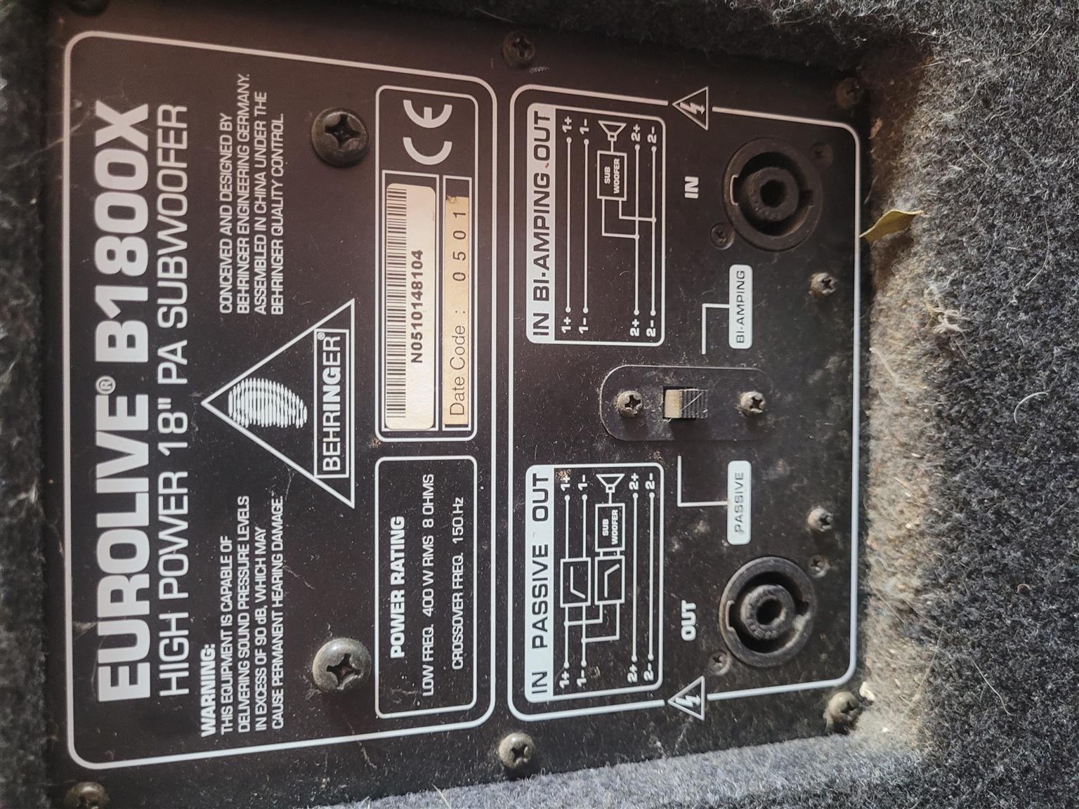 Behringer Sound System