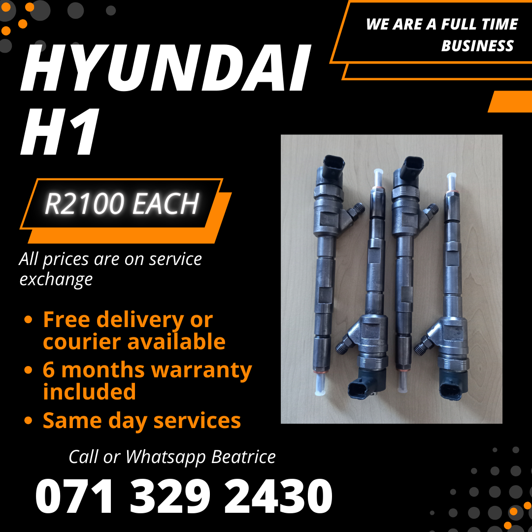 HYUNDAI H1 INJECTORS FOR SALE WITH WARRANTY - Private Seller HYUNDAI H1 INJECTORS FOR SALE WITH WARRANTY - Private Seller