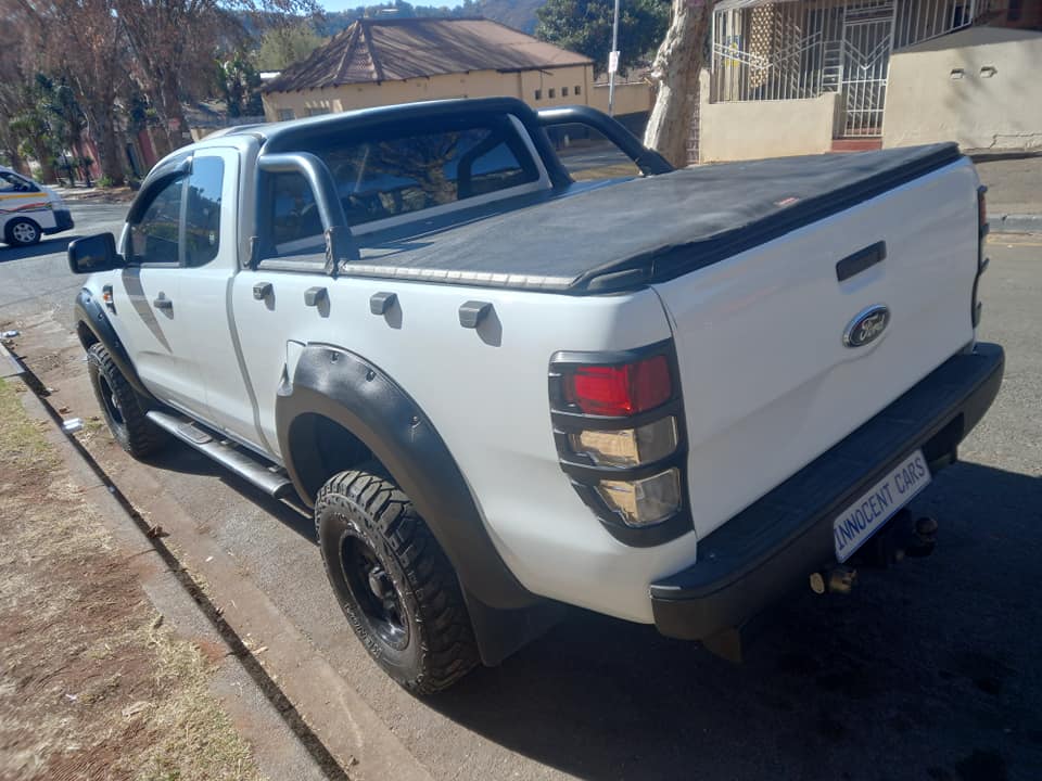 2016 FORD RANGER EXTRACAB 2.2 ENGINE DIESEL, WHITE COLOR, MILEAGE