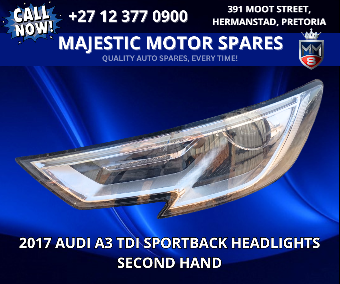2017 Audi A3 TDI Sportback Headlights for Sale – Second hand - Private Seller 2017 Audi A3 TDI Sportback Headlights for Sale – Second hand - Private Seller