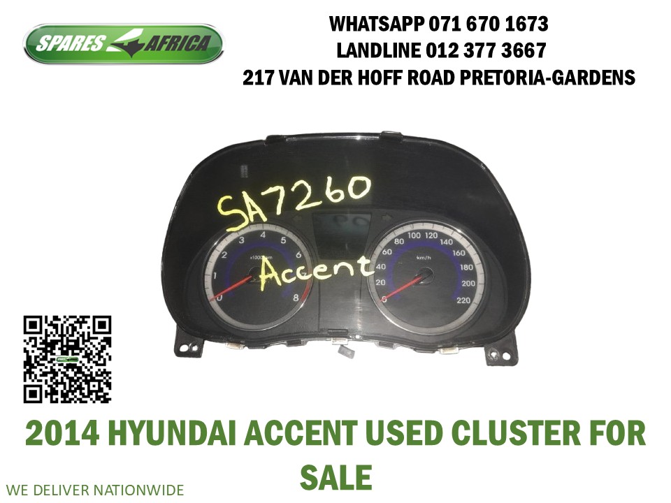 2014 Hyundai Accent Used Cluster for Sale - Private Seller