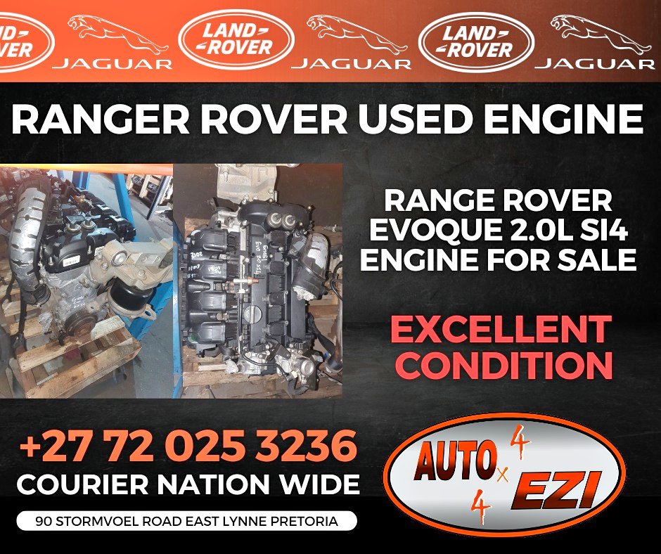 Land Rover Range Rover Evoque 2.0L Si4 Used Engine For Sale - Private Seller