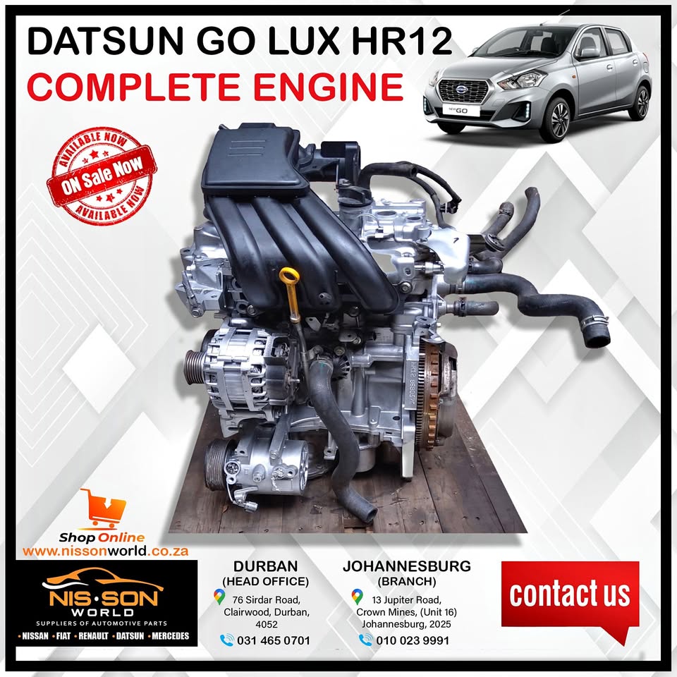 DATSUN GO LUX 1.2 ENGINE - Private Seller DATSUN GO LUX 1.2 ENGINE - Private Seller