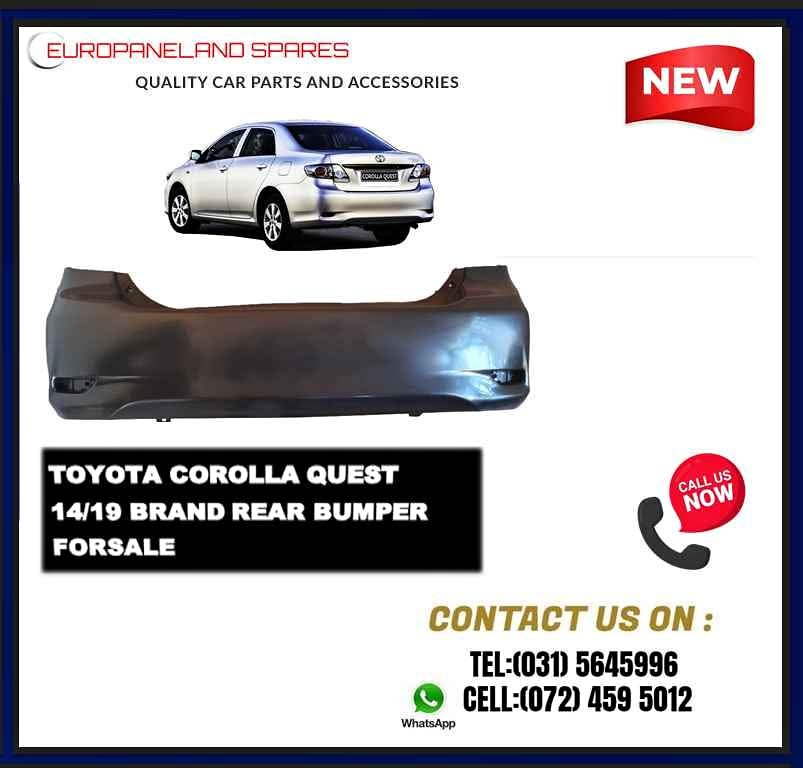 TOYOTA COROLLA QUEST 2014/18 BRAND NEW REAR BUMPERS FORSALE FOR SALE