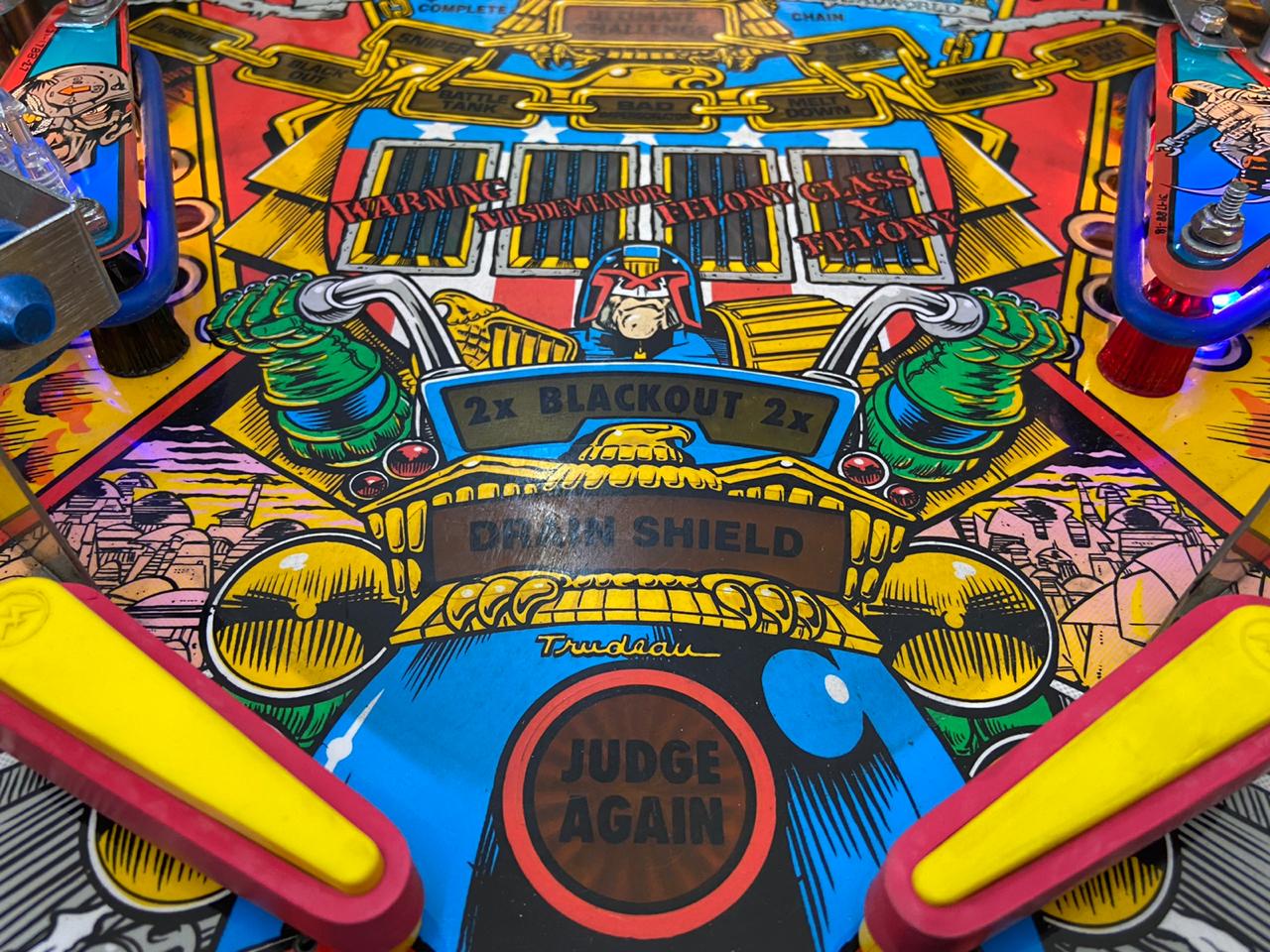 Judge Dredd Pinball Machine by Bally for sale