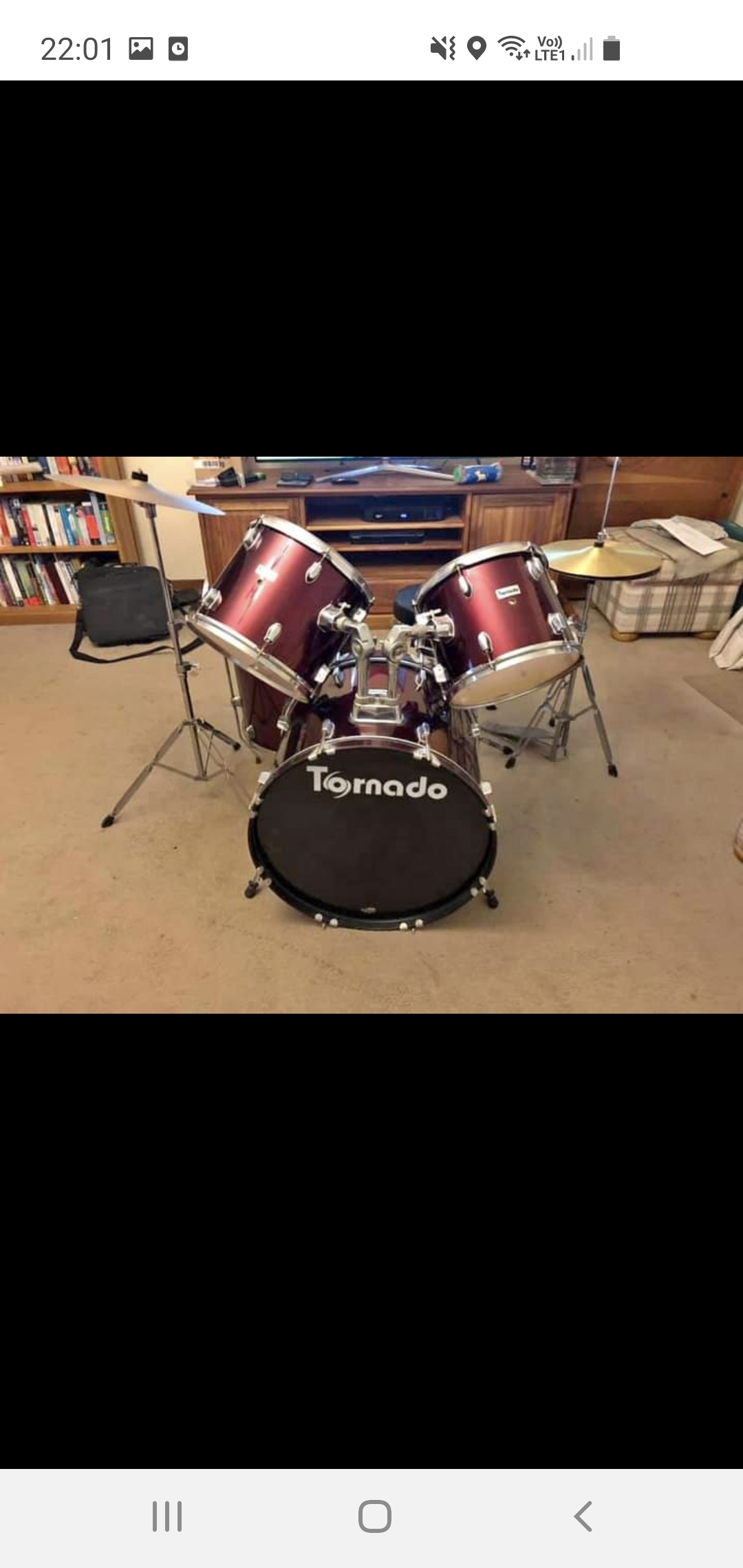 Tornado Acoustic Drum Set 