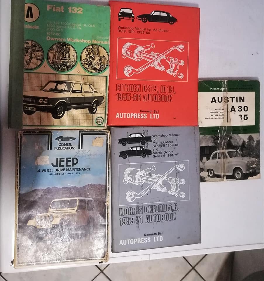 Car manuals for sale