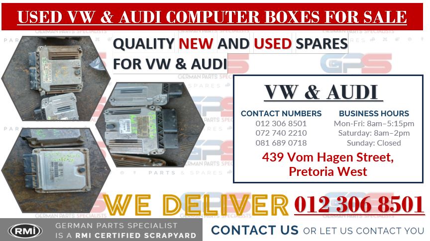 USED VW AND AUDI COMPUTER BOXES FOR SALE - Private Seller USED VW AND AUDI COMPUTER BOXES FOR SALE - Private Seller