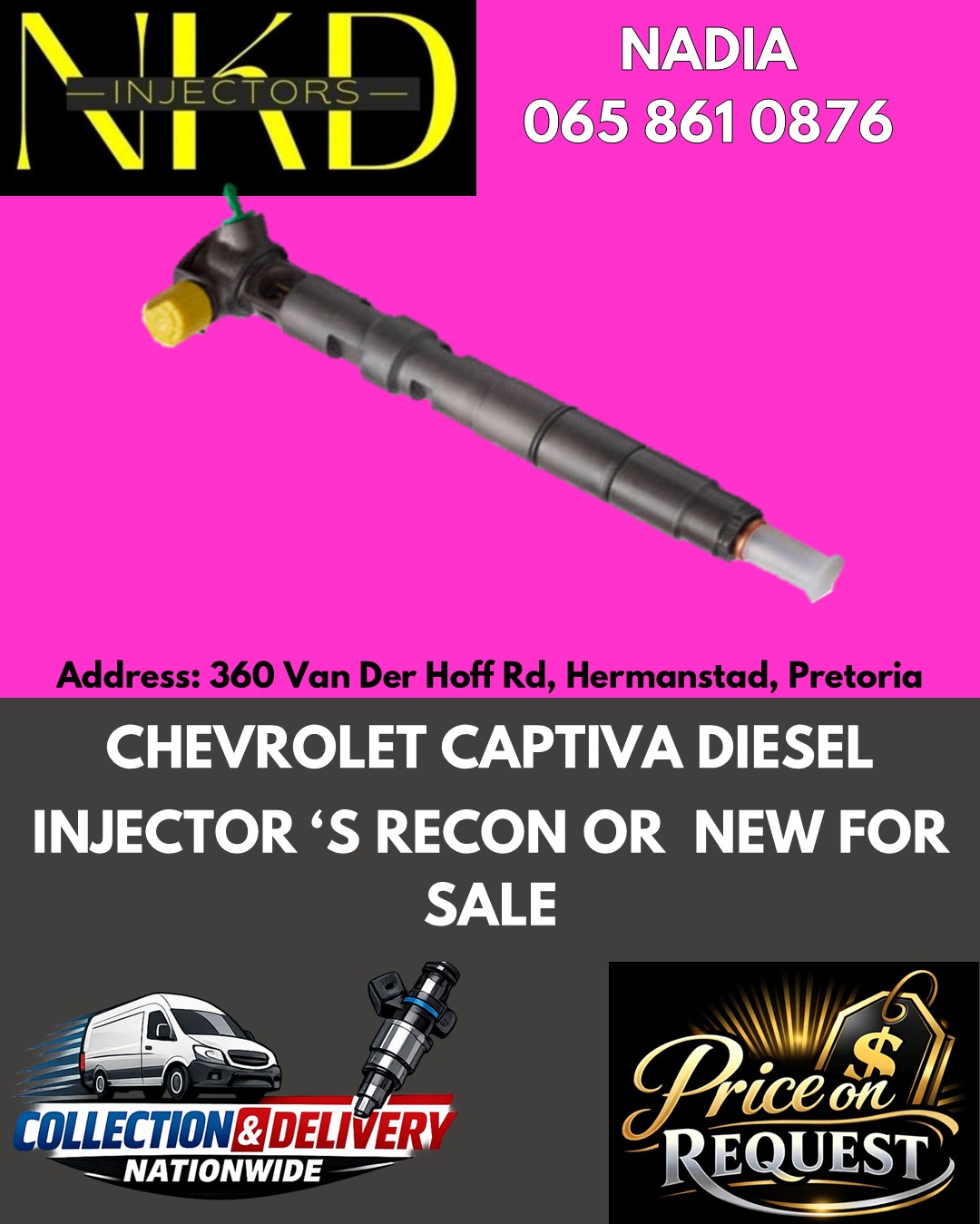 CAPTIVA DIESEL INJECTORS FOR SALE - 6 MONTHS WARRANTY - Private Seller CAPTIVA DIESEL INJECTORS FOR SALE - 6 MONTHS WARRANTY - Private Seller