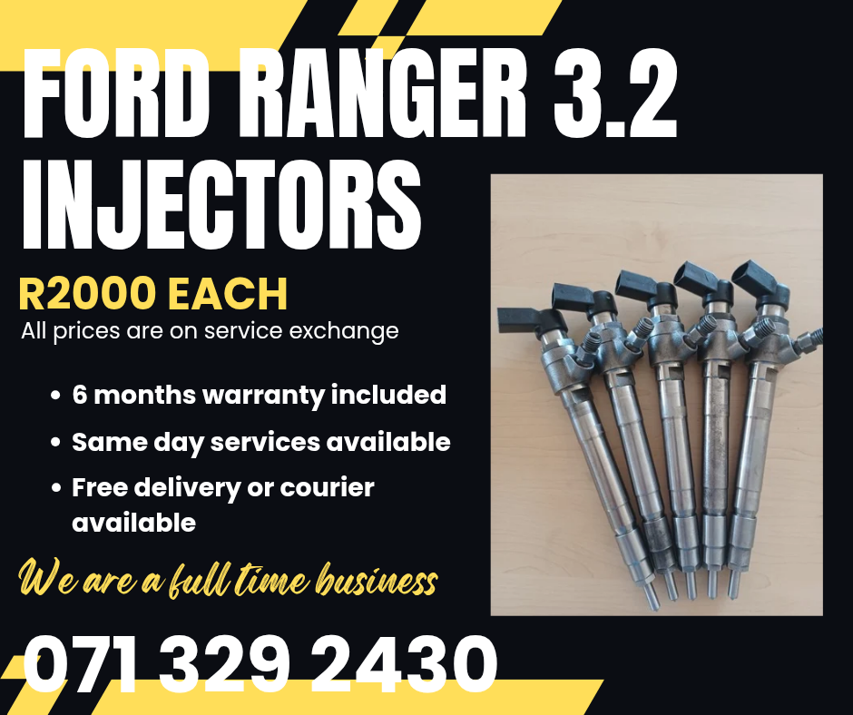 FORD RANGER 3.2 DIESEL INJECTORS FOR SALE WITH WARRANTY - Private Seller FORD RANGER 3.2 DIESEL INJECTORS FOR SALE WITH WARRANTY - Private Seller