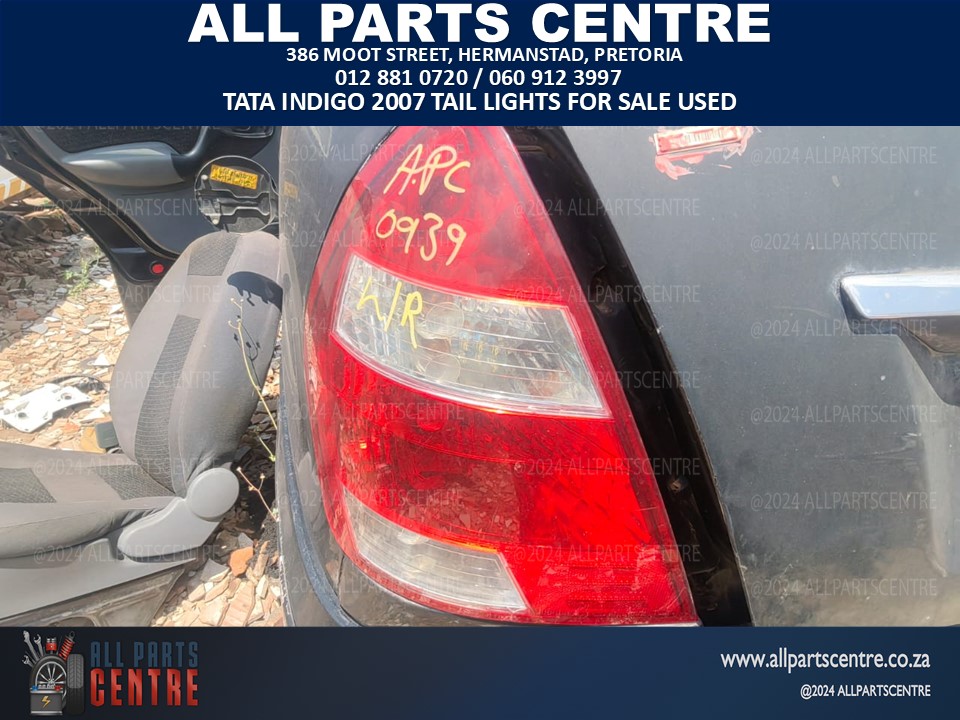 2007 Tata Indigo tail light for sale used 2007 Tata Indigo tail light for sale used