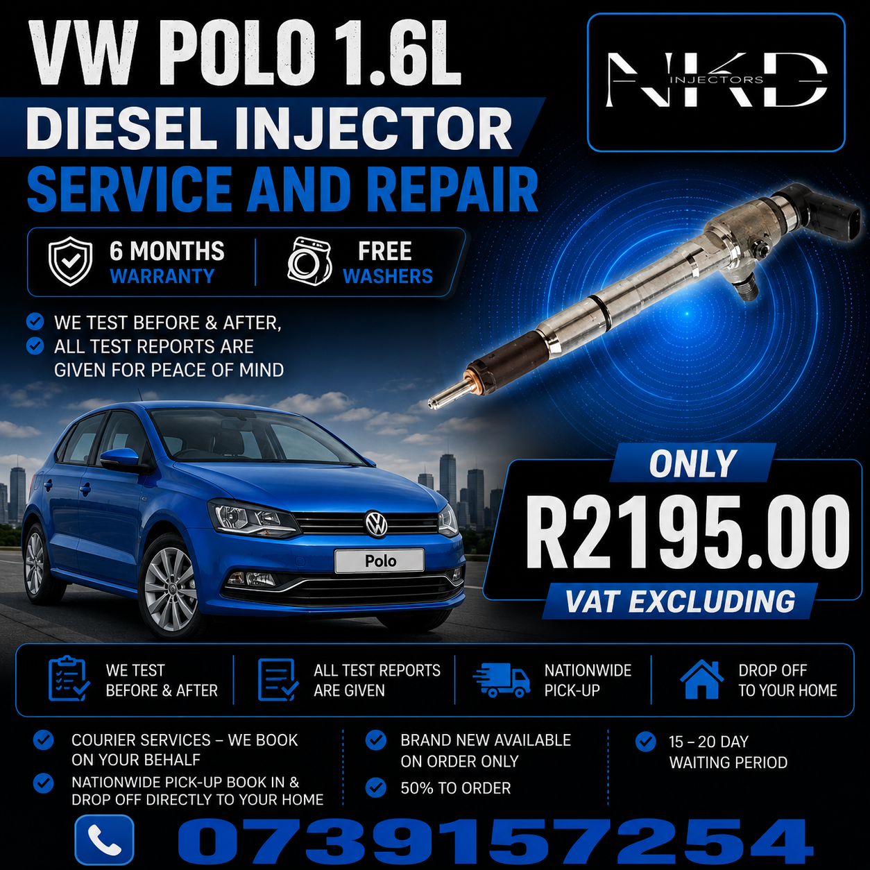 Vw_Polo_1.6L_Injectors_On_Recon - Private Seller Vw_Polo_1.6L_Injectors_On_Recon - Private Seller