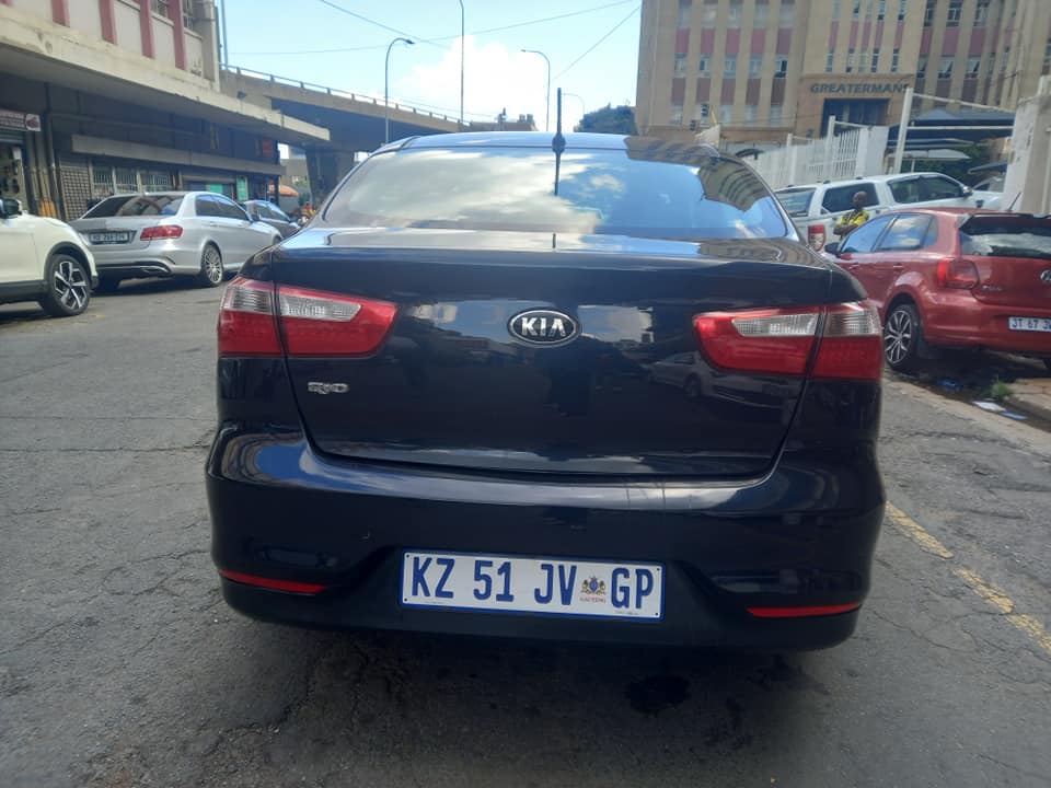 2017 KIA RIO 1.4 TEC PETROL, MANUAL TRANSMISSION, DARK BLUE COLOR, MILEAGE 66000KM