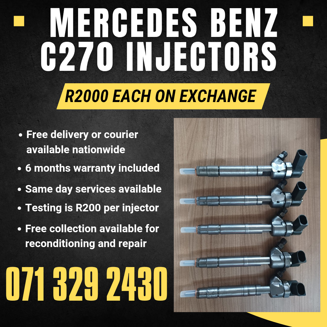 MERCEDES BENZ C270 INJECTORS FOR SALE WITH WARRANTY ON - Private Seller MERCEDES BENZ C270 INJECTORS FOR SALE WITH WARRANTY ON - Private Seller