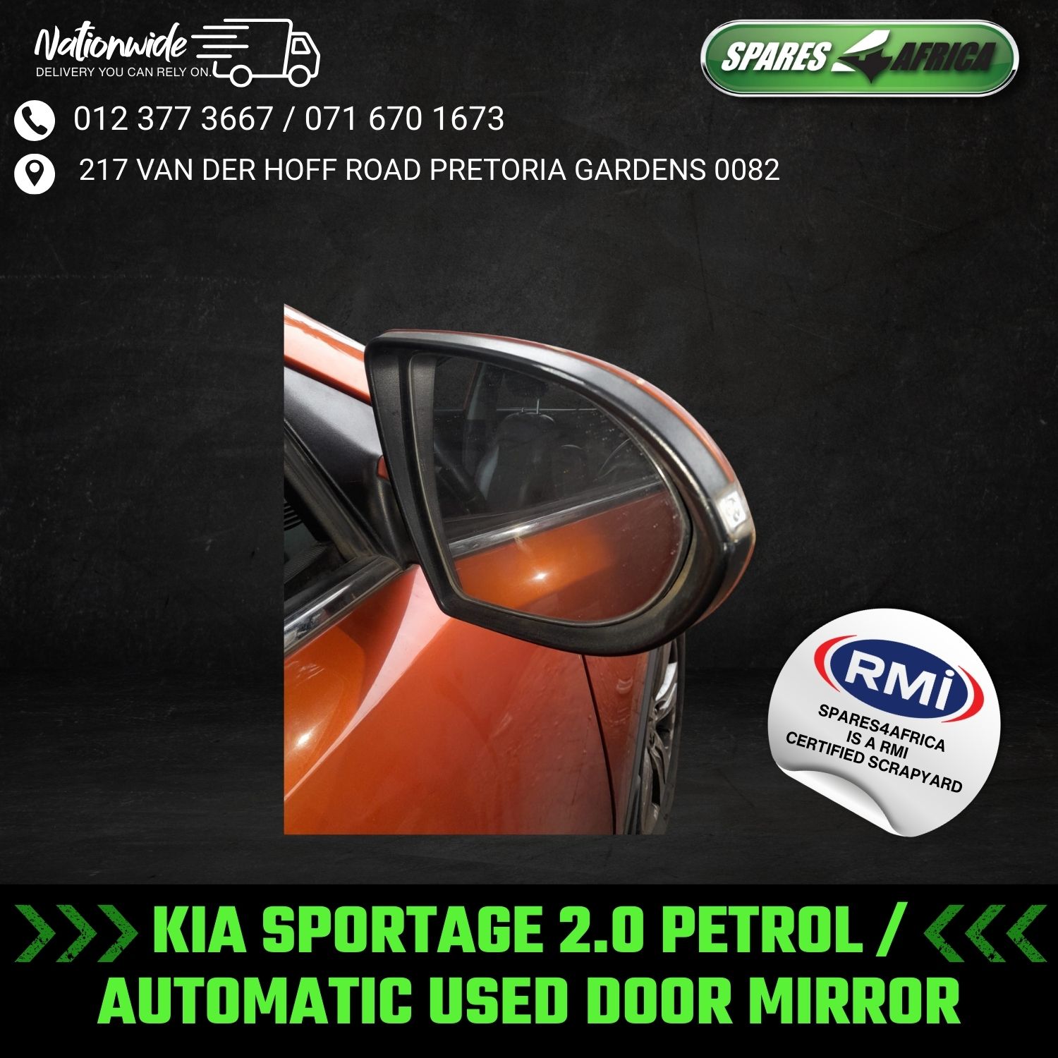2012 KIA SPORTAGE DOOR MIRROR (USED) – FOR SALE - Private Seller 2012 KIA SPORTAGE DOOR MIRROR (USED) – FOR SALE - Private Seller