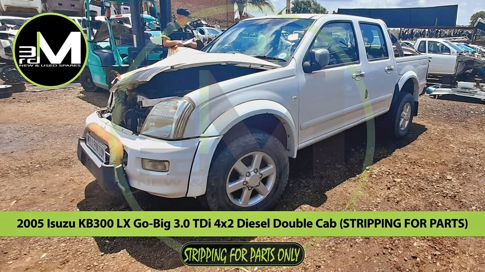 2005 ISUZU KB300 LX GO-BIG 3.0 TDi 4×2 DIESEL DOUBLE CAB (STRIPPING FOR PARTS)