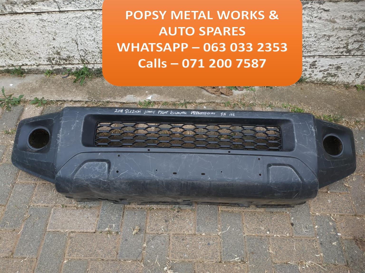 2018 ONWARDS SUZUKI JIMNY FRONT BUMPER | Junk Mail