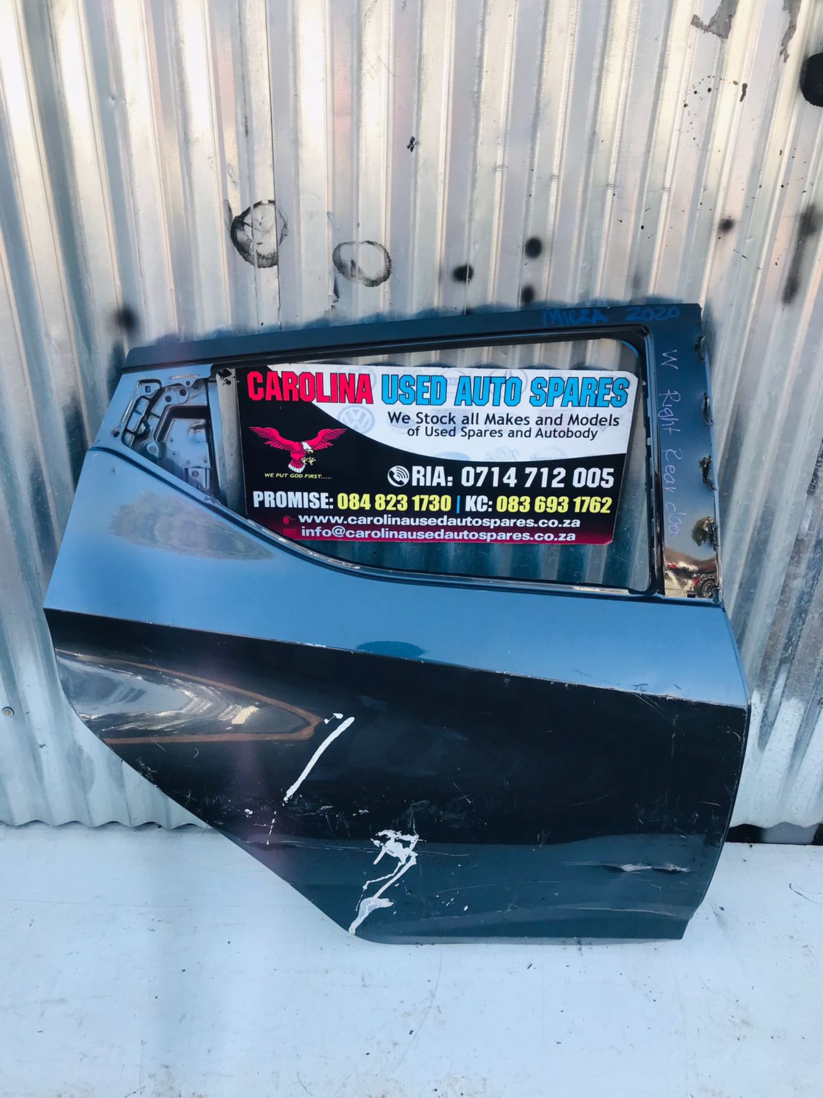 Nissan Micra right rear/back door - Private Seller Nissan Micra right rear/back door - Private Seller