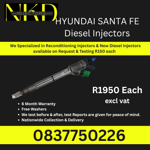 Hyundai Santa Fe Diesel Injectors for sale - Private Seller Hyundai Santa Fe Diesel Injectors for sale - Private Seller