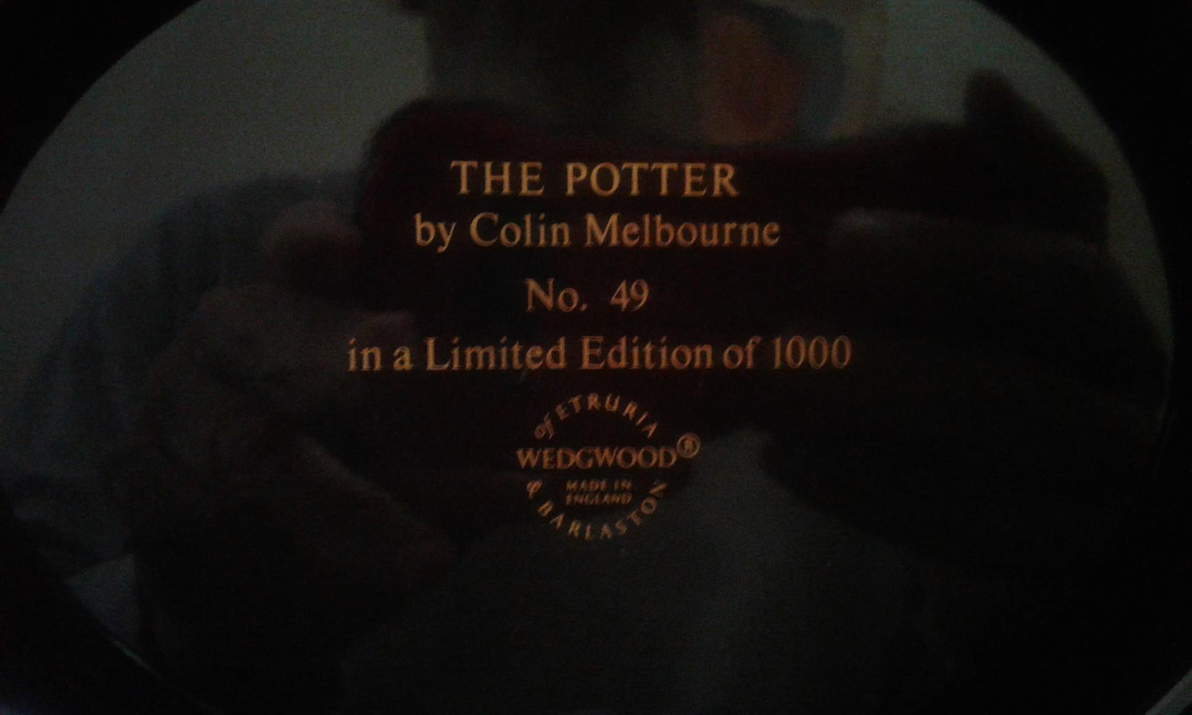 WEDGWOOD Skills of the Nation "The Potter" sculpture
