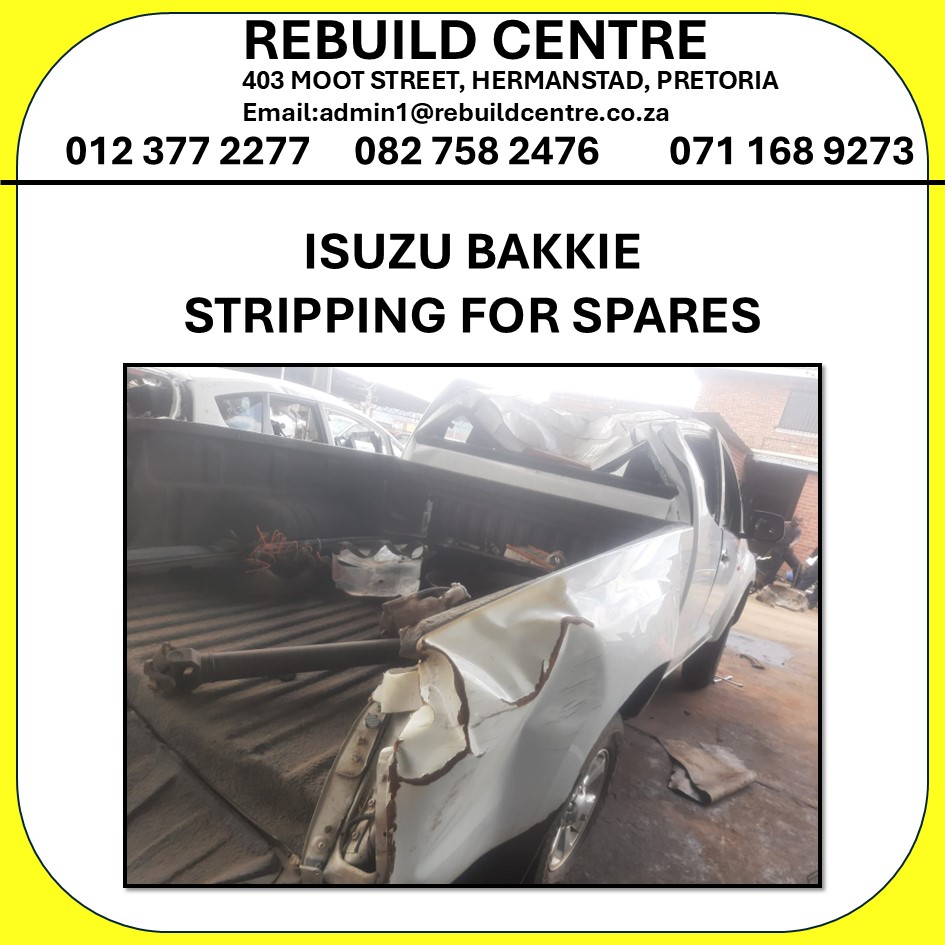 Isuzu Bakkie stripping for spares - Private Seller