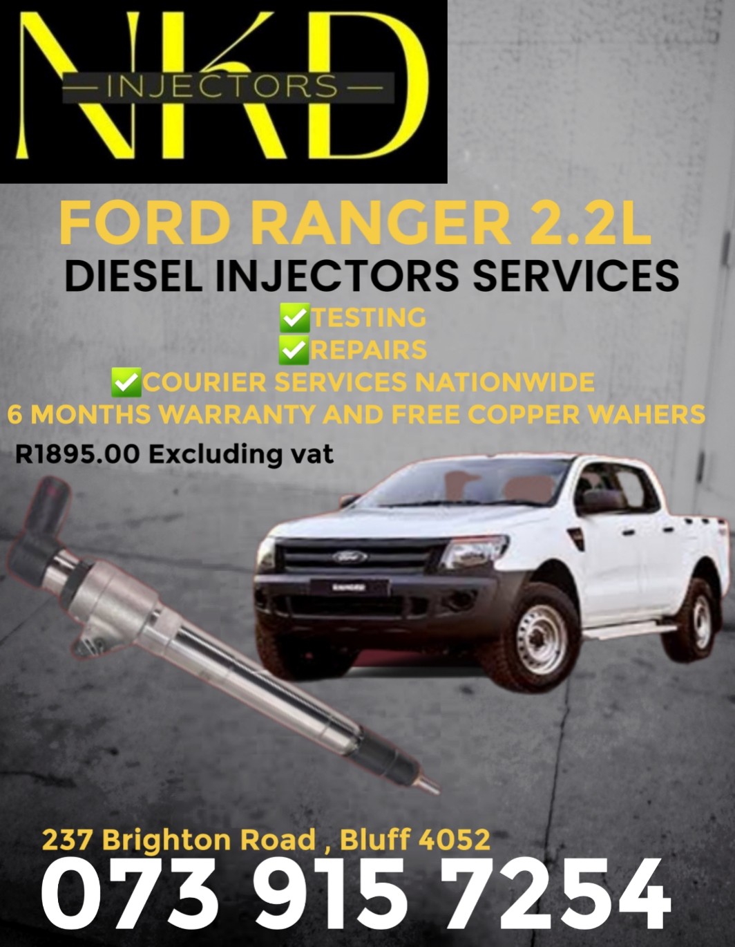 FORD 2.2L INJECTOR GET IT FROM ATHENA AT NKD - Private Seller FORD 2.2L INJECTOR GET IT FROM ATHENA AT NKD - Private Seller