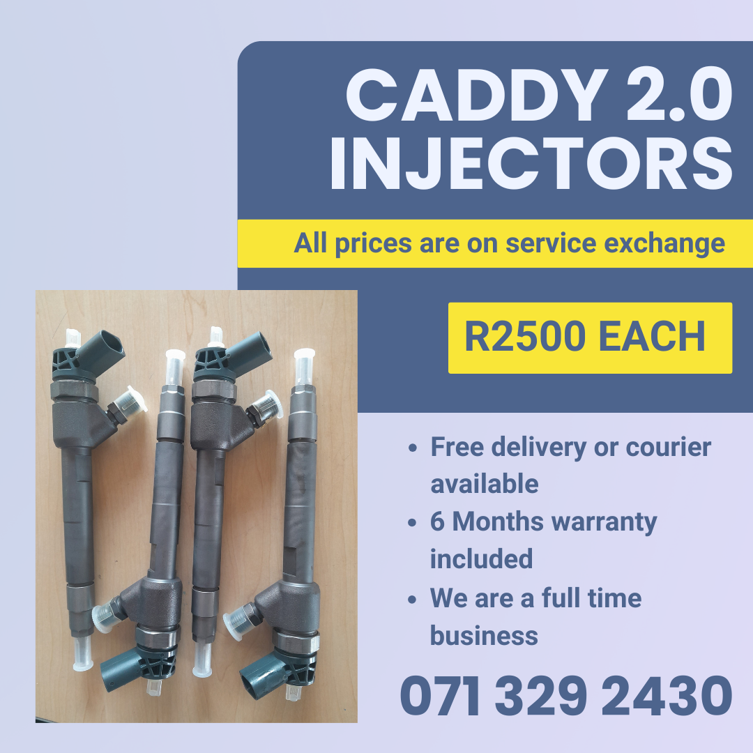 VW CADDY 2.0 INJECTORS FOR SALE WITH WARRANTY INCLUDED - Private Seller VW CADDY 2.0 INJECTORS FOR SALE WITH WARRANTY INCLUDED - Private Seller