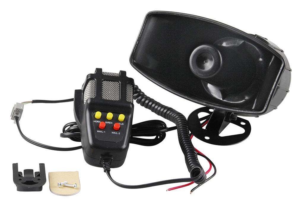 NEW STOCK 12V Vehicle Alarm Siren Horn with Loudspeaker Microphone. NEW ARRIVALS