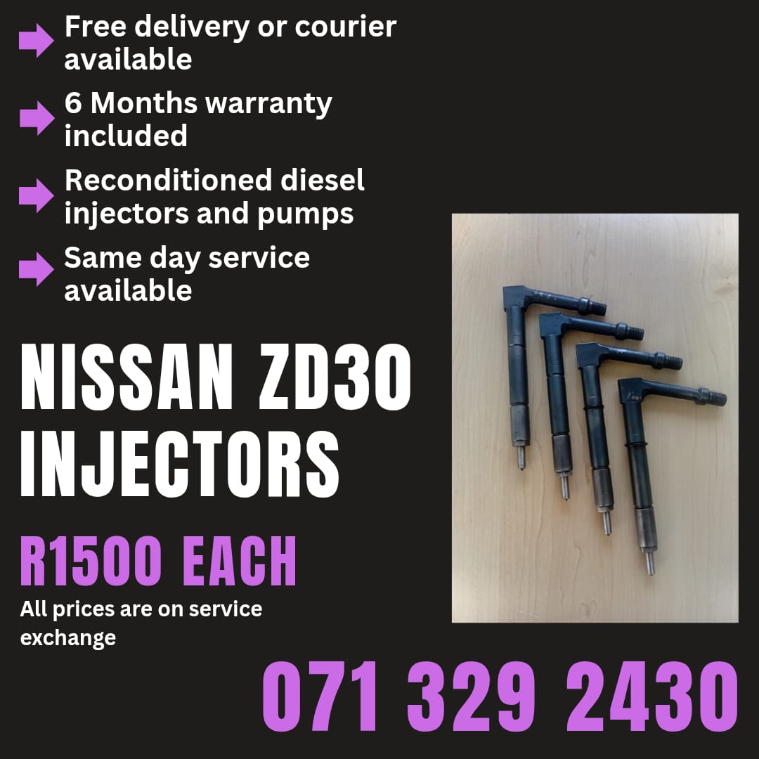 NISSAN ZD30 INJECTORS FOR SALE WITH WARRANTY - Private Seller NISSAN ZD30 INJECTORS FOR SALE WITH WARRANTY - Private Seller